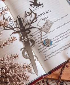 Percy Jackson Inspired: Riptide Sword Metal Bookmark